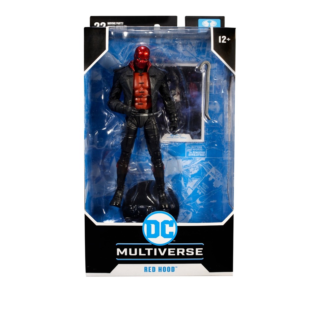McFarlane DC Multiverse Red Hood Three Jokers Action Figure Black Red 7in New